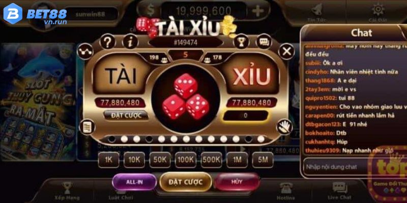 Tài Xỉu Bet88 – Thiên Đường Giải Trí Kiếm Tiền Tỷ