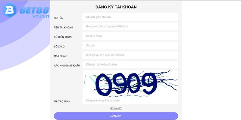 Hướng dẫn Bet88 đăng ký tài khoản thành viên truy cập 