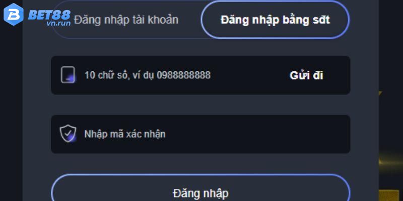 Hướng dẫn thao tác đăng nhập Bet88 chơi game nhà cái 